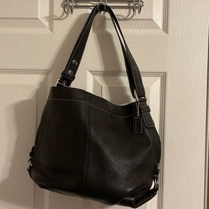 Coach purse - black leather